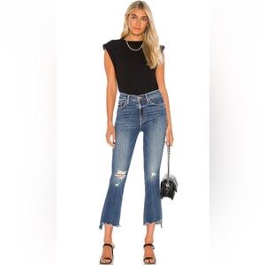 Mother Denim The Insider Crop Step Chew Size 29